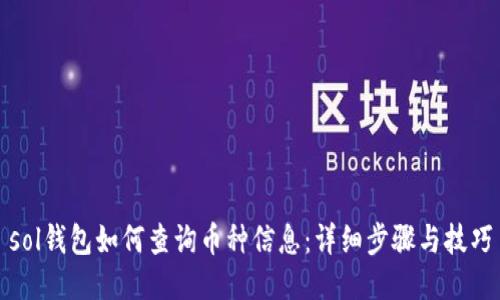 sol钱包如何查询币种信息:详细步骤与技巧